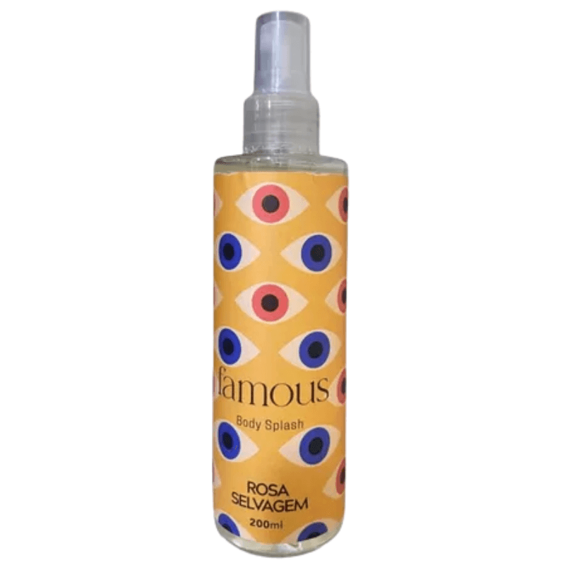 Body Splash Desodorante Corporal Famous 200ml Rosa Selvagem.png